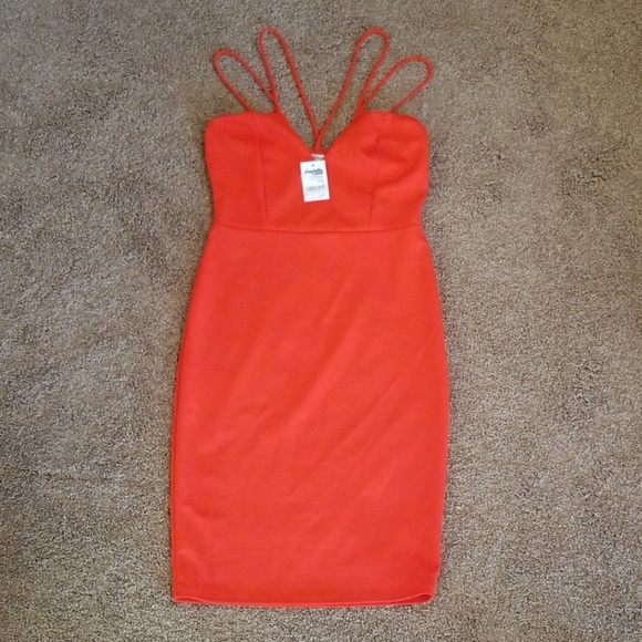 Charlotte Russe Dresses & Skirts - Charlotte Russe | Bodycon Dress | Orange